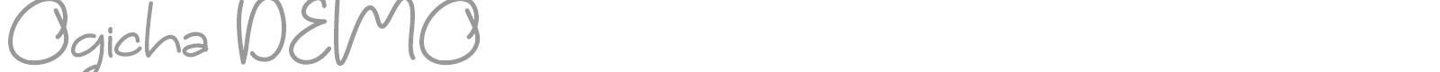 Ogicha font preview